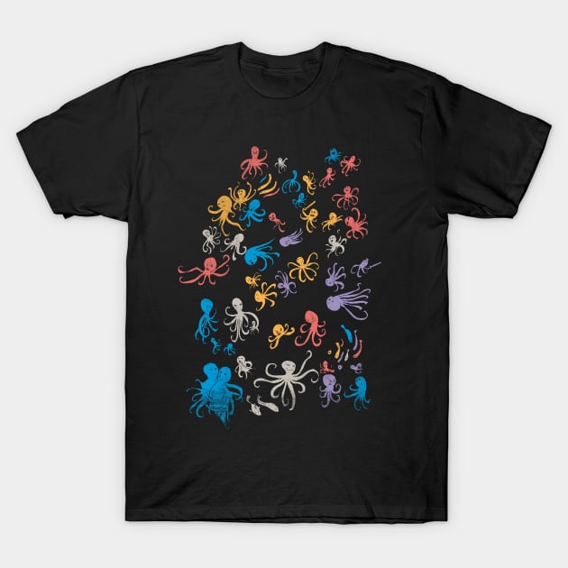 the revolution of octopuses T-Shirt by kharmazero